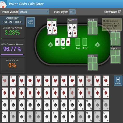 omaha odds calculator